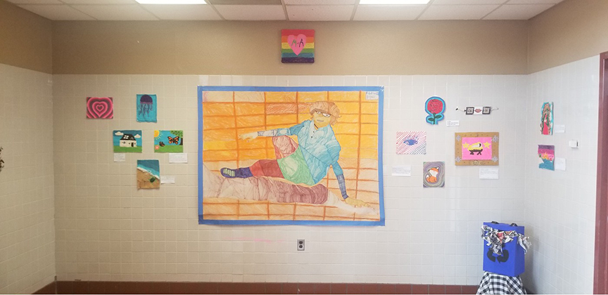 Student art on display